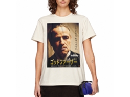 Rockinstone Godfather Poster Solid Natural Adult T-shirt Size:l