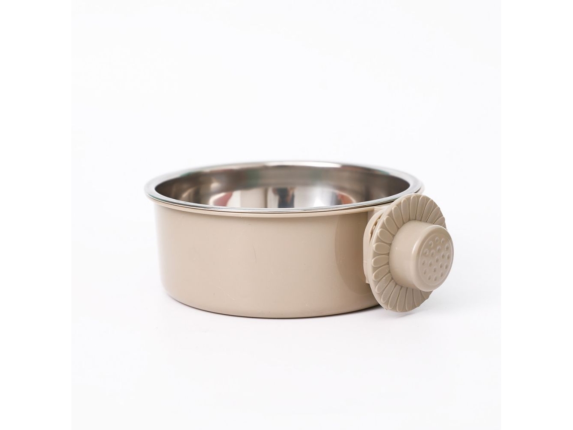 Tigelas para Cães e Gatos, Removíveis de Aço Inoxidável para Gaiolas de Animais de Estimação, para Água e Comida AQUAFORGE