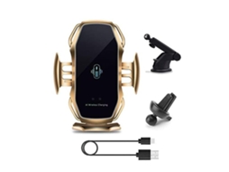 Carregador Sem Carro Sensor Infravermelho Inteligente Rápido Ventilação YIZHOOD Dourado