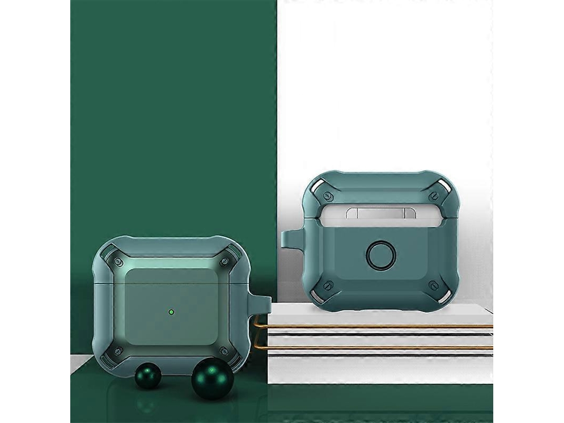 Capa Protetora Para Fones De Ouvido Armor Com Gancho Para Airpods 3