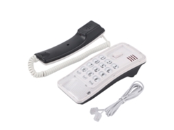 Aetheria telefone Fixo de Parede Sem Identificador de Chamadas para Hotel e Família Branco