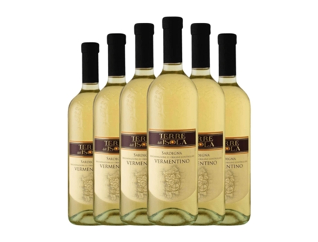 Vinho branco TERRE DELL'ISOLA Vermentino Sicilia Jovem (0.75 L - 6 Unidades)