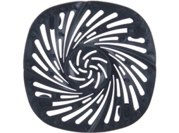Ralo de Pia, Acessório para Banheiro, Bloqueador Cabelo, Tampa Anti entupimento Piso Chuveiro, Filtro Pia Preto AQUAFORGE