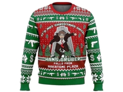 Suéter De Papai Noel Hans Gruber Fall Nakatomi Plaza Die Hard Natal 3d Para Homem Xl