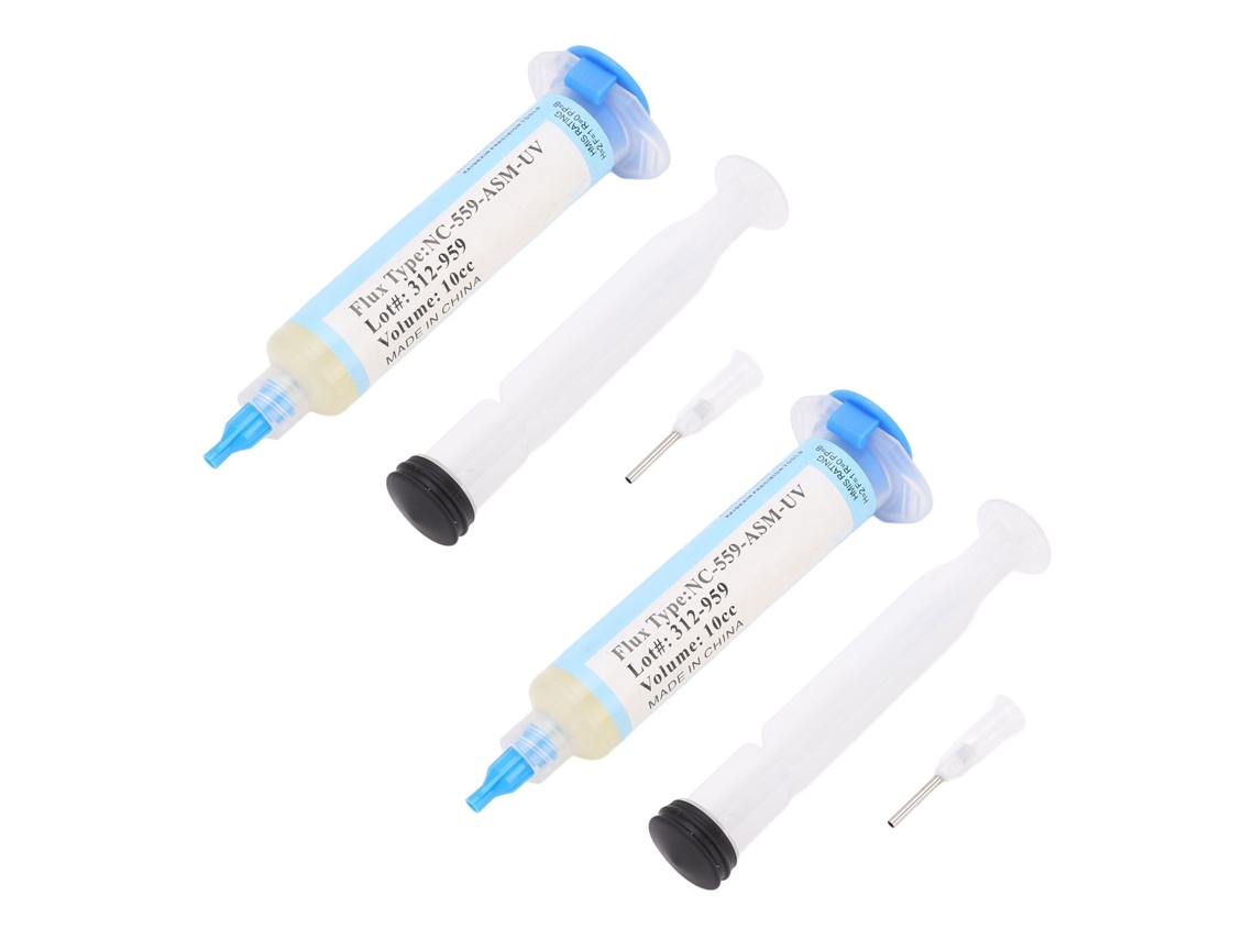 2 Piezas De Aceite De Soldadura Jeringa Pasta De Fluxo Para Pcb Bga Equipo Electrónico Herramientas De Reparación Y Soldadura De Reobrazo