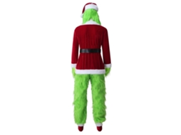 Cosplay Papai Noel O Grinch O Monstro Peludo Verde O Conjunto de Performance de Festa Do Grinch Xl