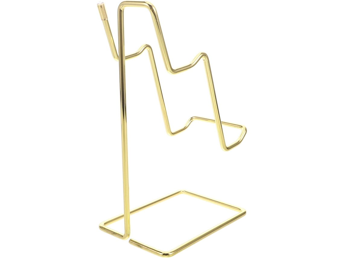 Suporte Dourado Para Controle De Jogos E Fone De Ouvido, Organizador De Mesa Compacto, Suporte Multifuncional Para