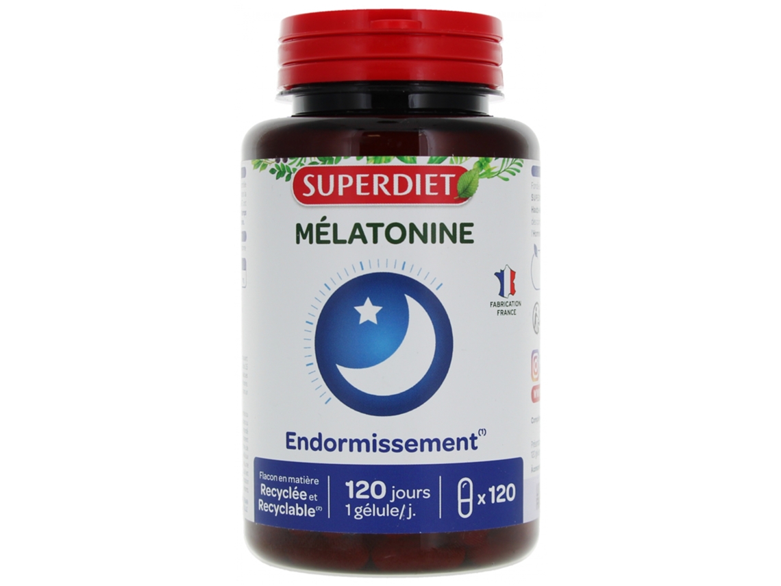 Melatonina 120 Cápsulas SUPERDIET