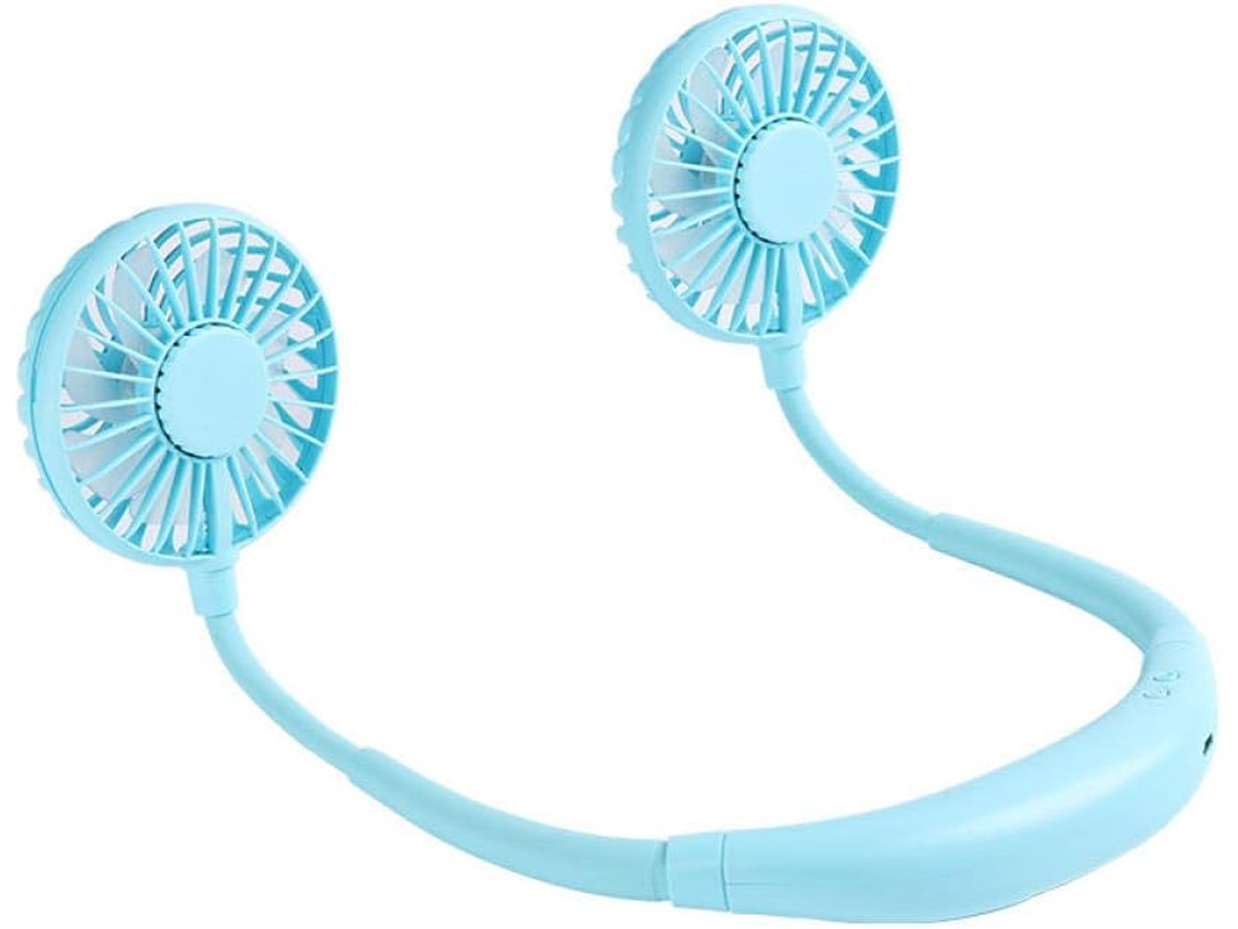 Mini ventilador portátil USB com bateria recarregável S/MARCA, 1200m, ar condicionado de mesa