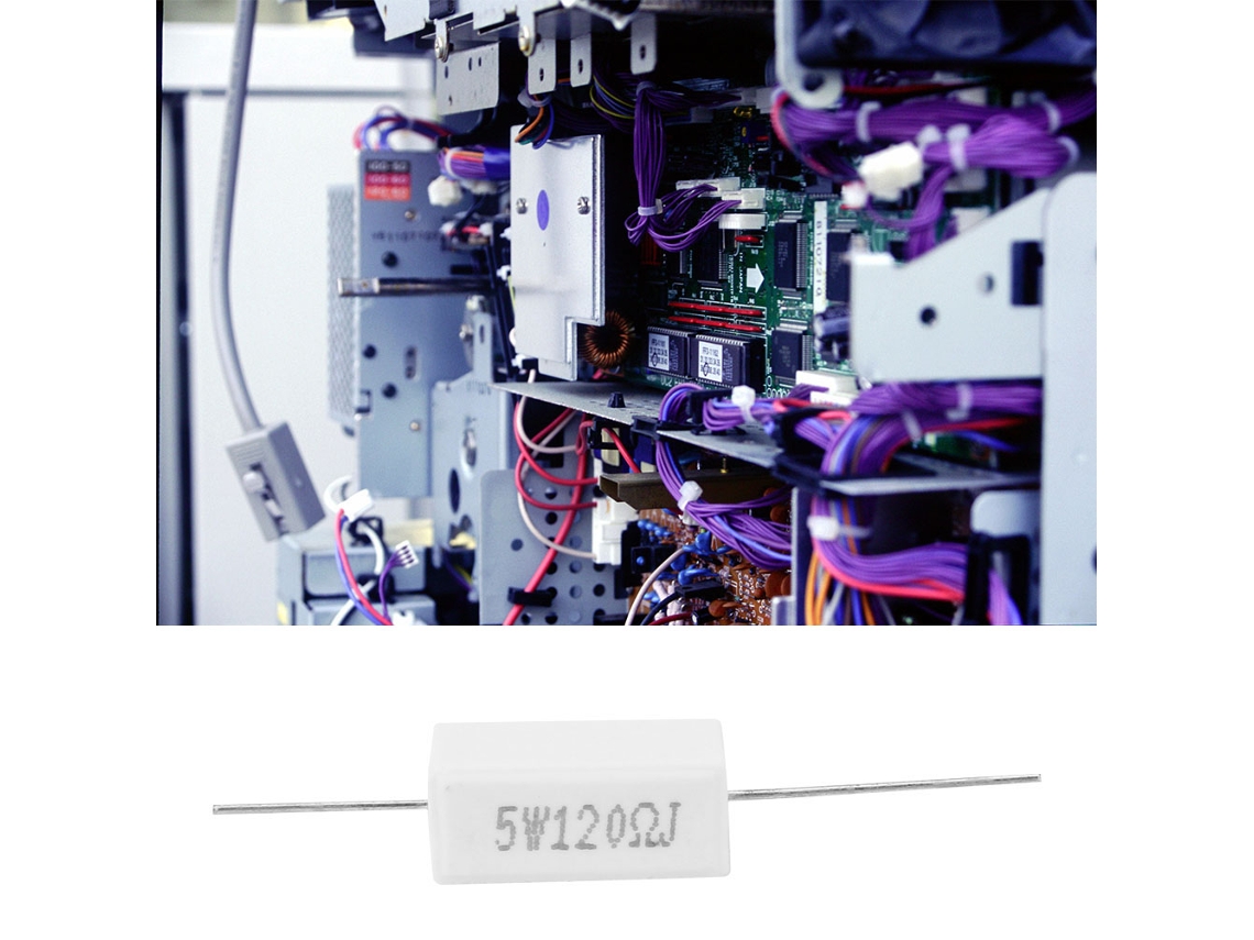 Resistor De Cimento Laxiscreed 5w Com Precisão De 5% Para Aplicações Eletrónicas