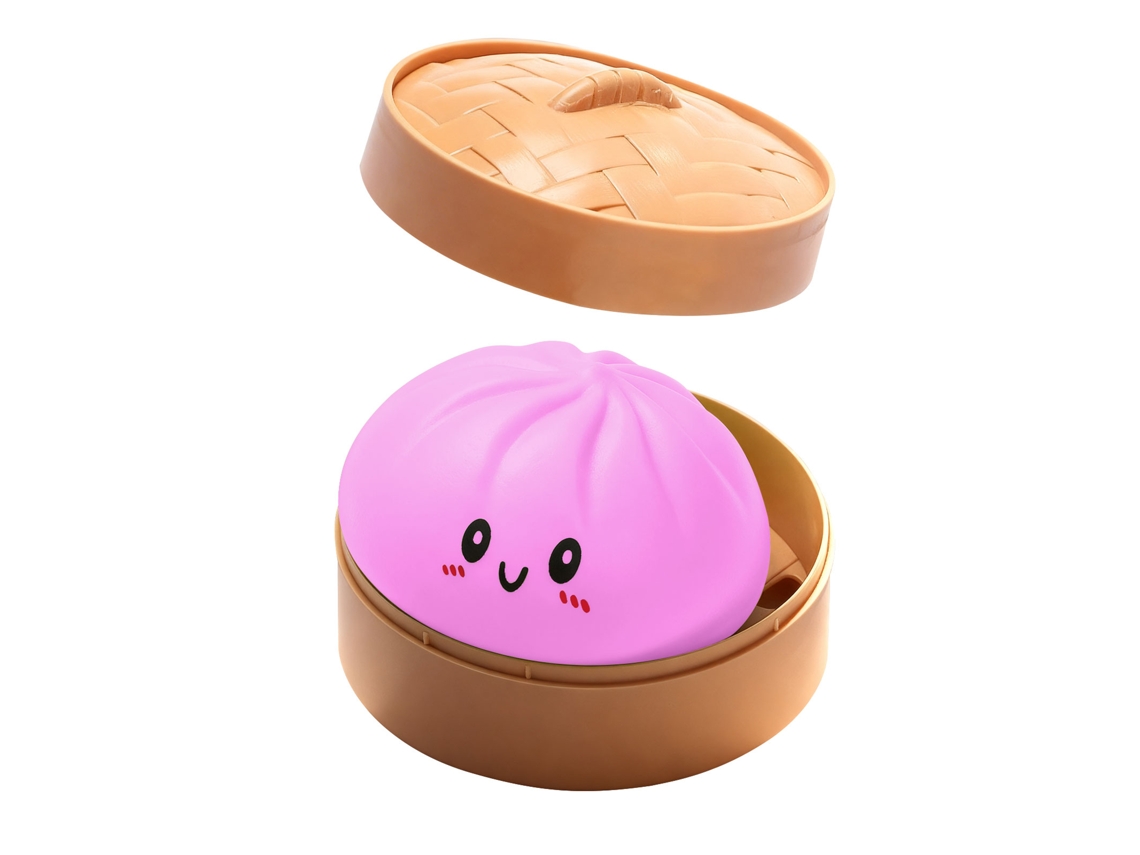 Brinquedo Anti stress LAXISCREED de Pão Roxo Squishy Portátil, Macio e Perfeito para Aliviar Ansiedade