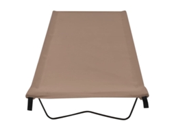 Cama de Campismo 180x60x19 Cm Tecido Oxford e Aço Cinza acast. MAISON EXCLUSIVE