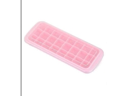 Moldes De Gelo De Silicone Com Tampa 25cm 2pcs Para Fazer Gelo Diy Cubos De Gelo Paletas Rosa
