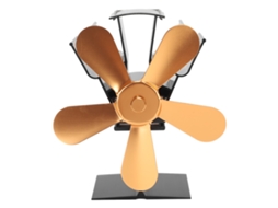 Laxiscreed Ventilador Para Lareira Com 5 Pás, Autoalimentado Por Calor, Distribuição Eficiente De Calor