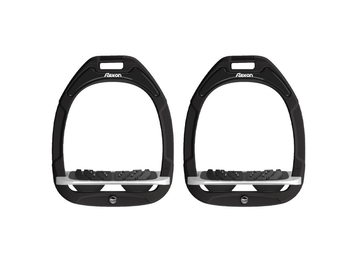 Estribo Ultra-Grip Inclinado em Compósito Verde Preto/Cinzento/Preto FLEX ON