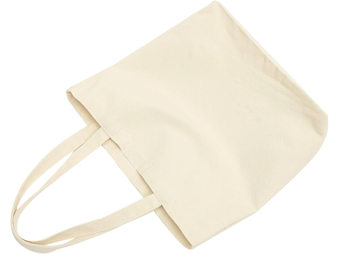Conjunto de 2 Sacolas Lona para Garrafas. Sacola Grande Compras Feita Resistente, 40x35x10cm. CHABERLU