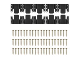 Conjunto de 10 conectores para sofá modular, conexão universal, clipes de fácil instalação com parafusos.
