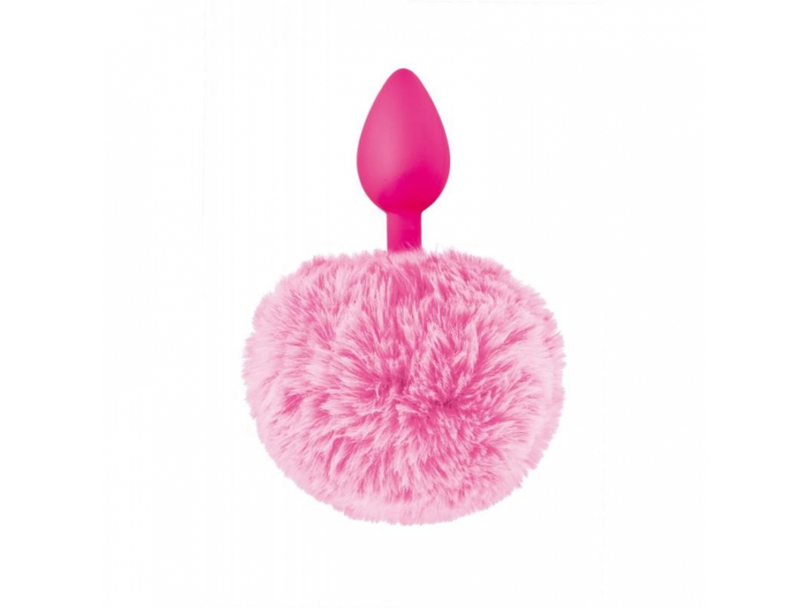 Plug Anal de Silicone SWEET CARESS com Cauda de Coelhinho Rosa | Worten.pt