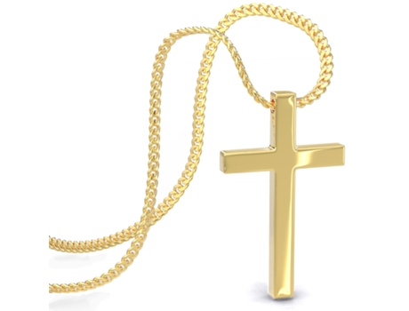 Colar SERASAR Premium Feminino Hope Aço Cirúrgico 316L Inoxidável Cor: Dourado