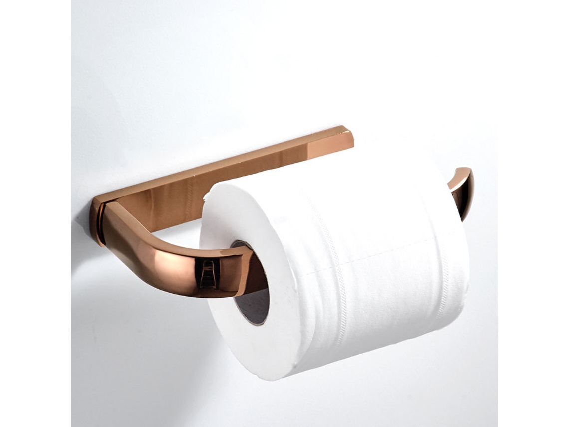 Suporte para Papel Higiênico em Cobre para Banheiro BRILVIBERA