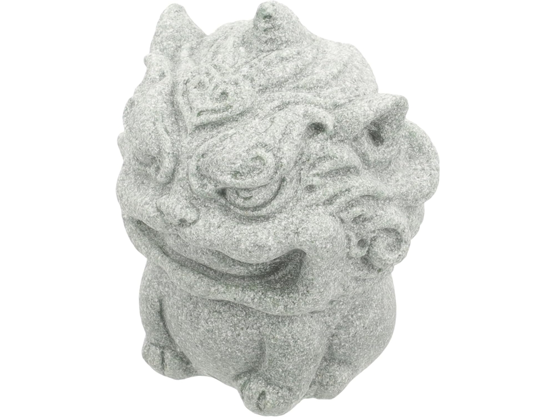 Estátua Decorativa Kylin Arenito Escritório Bonsai Design Multifuncional Estilo Chinês Moderno Ornamento Micro GOKOCO
