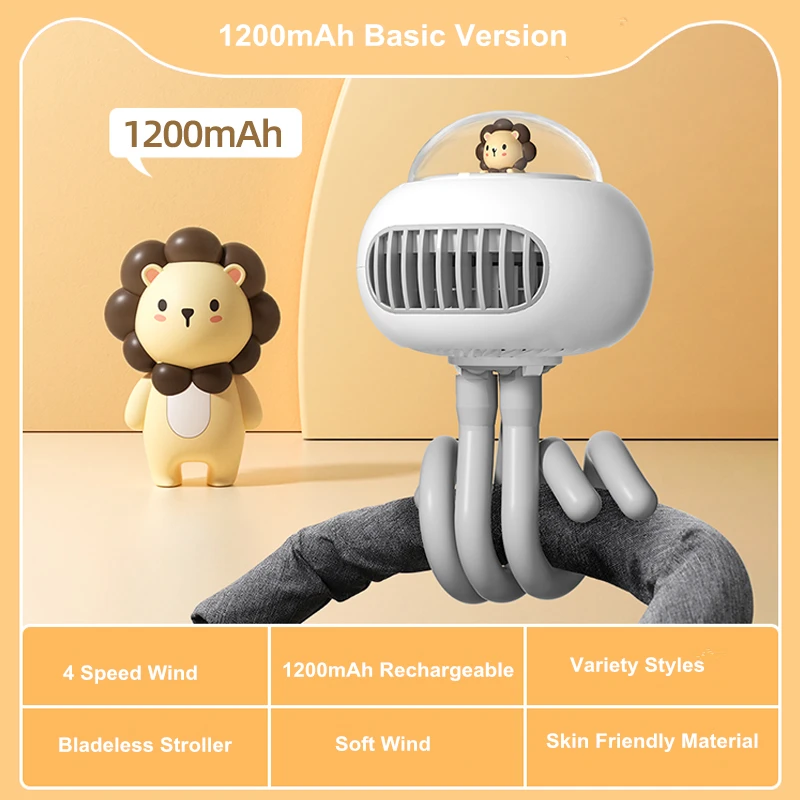 MDUG, ar condicionado portátil, USB, 4 velocidades, carrinho