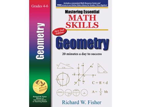 Livro Mastering Essential Math Skills Geometry 2nd Edition Focused Math Skills for Elementary Students de Richard W Fisher (Inglês)