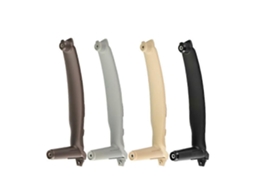 Conjunto De 4 Peças De Capas Para Maçanetas Internas Das Portas Esquerda E Direita Para Bmw X1 E84 2010-2016, Na Cor Preta.
