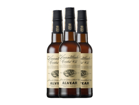 Vinho fortificado ALVEAR Carlos VII Amontillado Pedro Ximénez Montilla-Moriles Garrafa Medium (0.5 L - 3 Unidades)