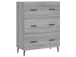 Aparador 69,5x34x90 cm Derivados de Madeira Cinzento Sonoma MAISON EXCLUSIVE