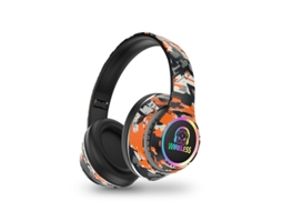 Auscultadores Bluetooth TRUMSEN D92 Over Ear Laranja