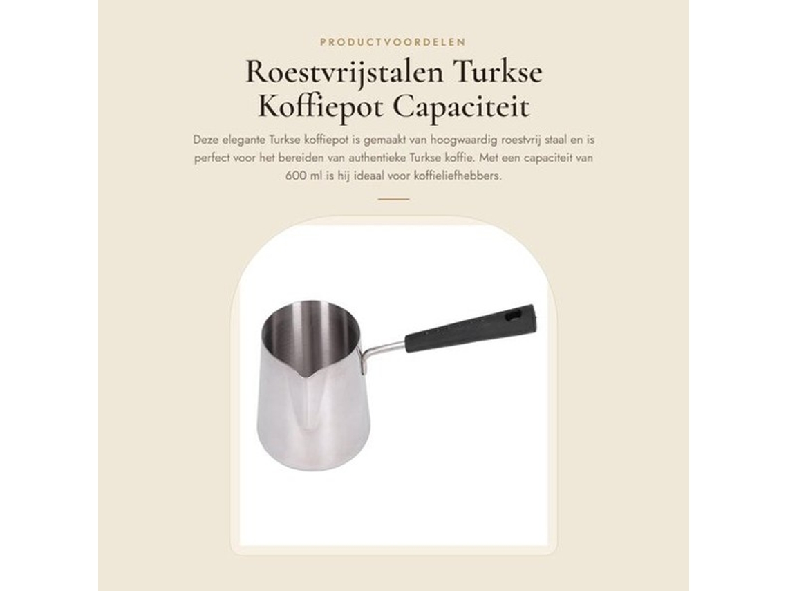 Escolha Sólida - Cháeletricidade 600 Ml - Cháeletricidade Em Aço Inoxidável - Durável - Indução/cozinha A Gás - Manípulo Ergonómico - Projeto Elegante
