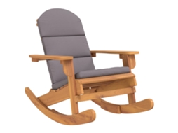 Maison Exclusive - Cadeira De Baloiço Adirondack Com Almofadões Acácia Maciça