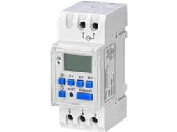 Interruptor Temporizador Digital Elétrico Programável Semanalmente, Relé de Tempo, Potência, Lcd Digital Thc15a 220v 16a BRILVIBERA