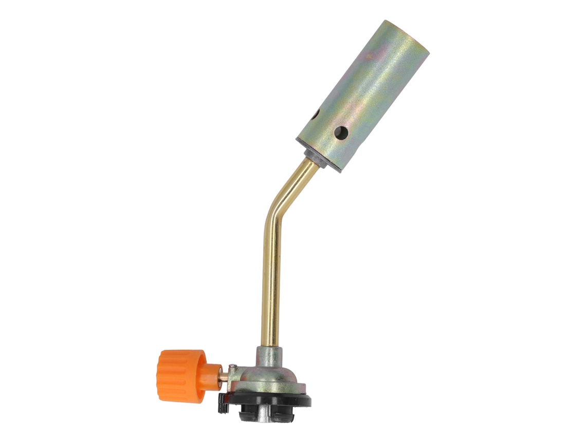 Pistola de solda de latão com maçarico a gás ajustável para soldagem e churrasco ao ar livre.