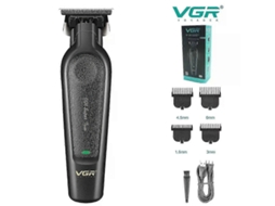 Máquina De Cortar Cabelo Profissional Elétrica Com Lâmina Em T, Para Barbeiros, Sem Fio E Recarregável, Modelo V-995.