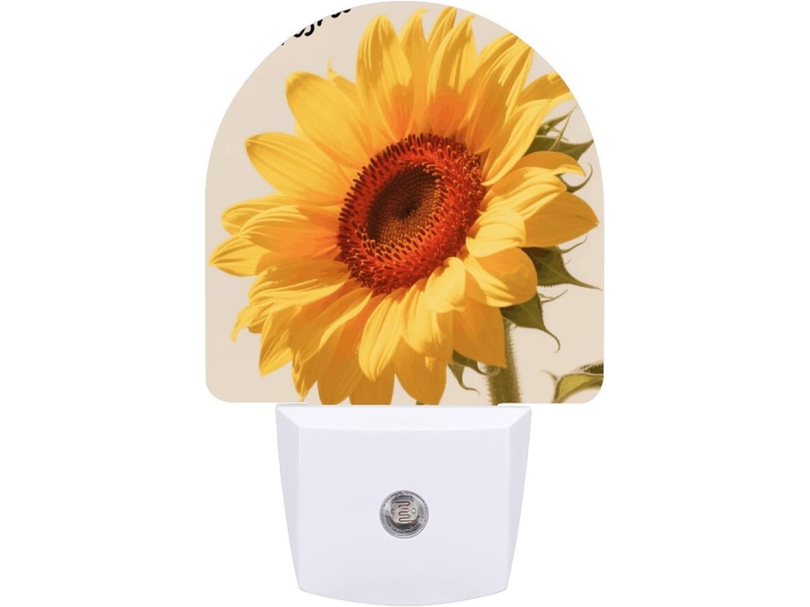 Luminária De Parede Com Sensor Crepuscular, Led 0,5 W, Design Moderno