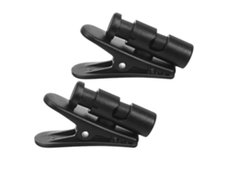 2 Peças Pince À Vêtements Para Casque En Plastique Noir, Clip Rotatif 360 ° Para Fil De, Organiseur Sécurisé