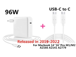 Lurelia Carregador Para Portátil A2166 A2141 Usb-c 96 W Para Portátil