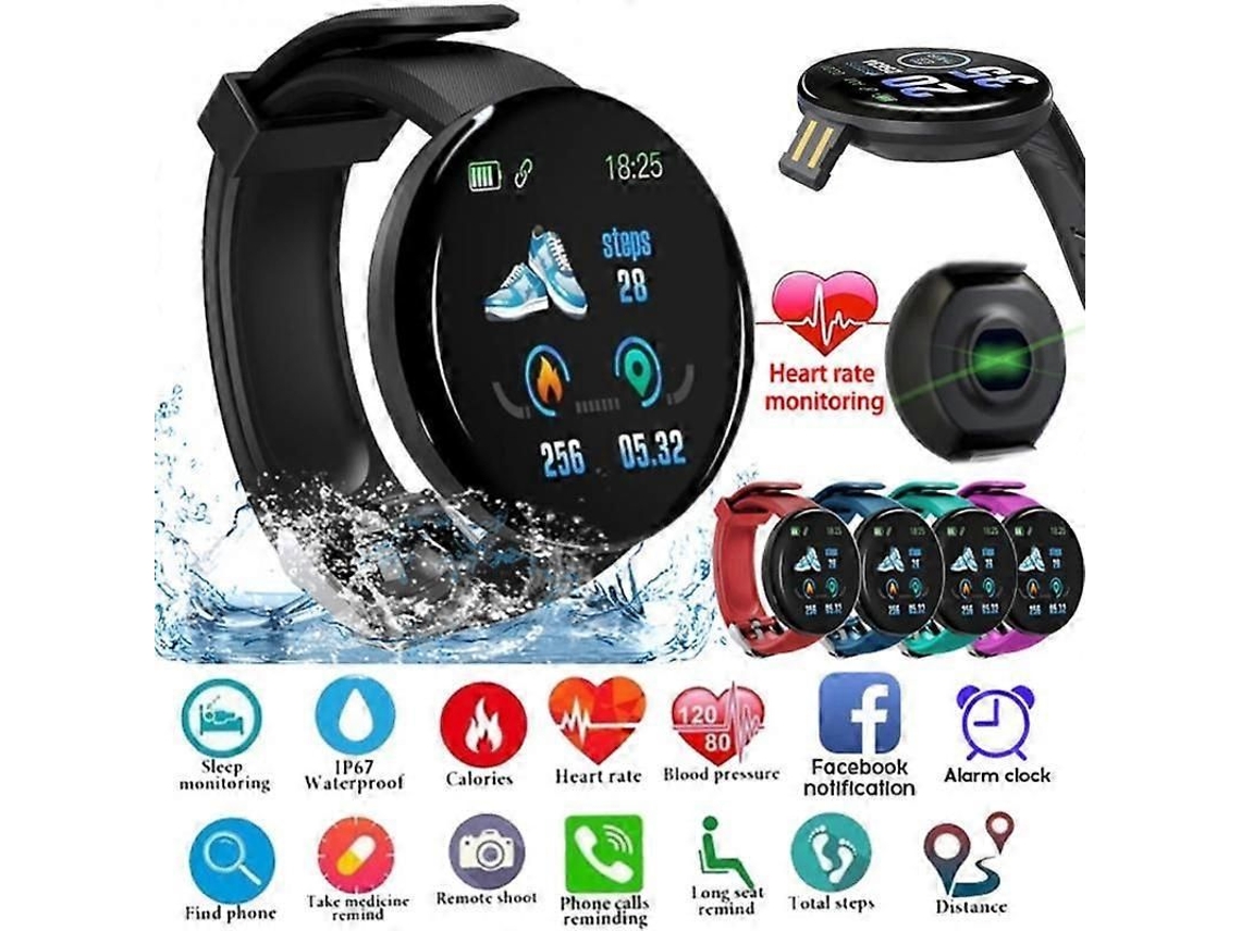Relógio Inteligente Com Monitor De Pressão Arterial E Frequência Cardíaca, Relógio Eletrônico, Relógio Esportivo, Rastreador De Fitness Moderno