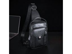 Mochila de Couro Genuíno Unissex para Viagem Outdoor