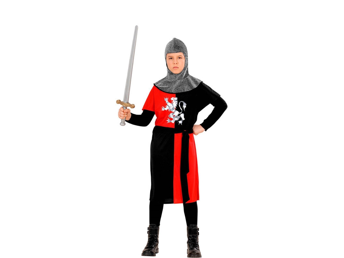 Fato de Menino WIDMANN Guerreiro Medieval Vermelho (Tam.: 11 a 13 anos)