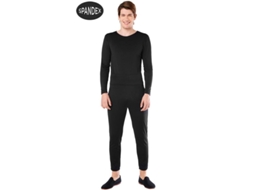 Fato Unisexo CAR&GUS Conjunto de Collant de Elastano Preto de 2 Peças (Tam.: M/L)