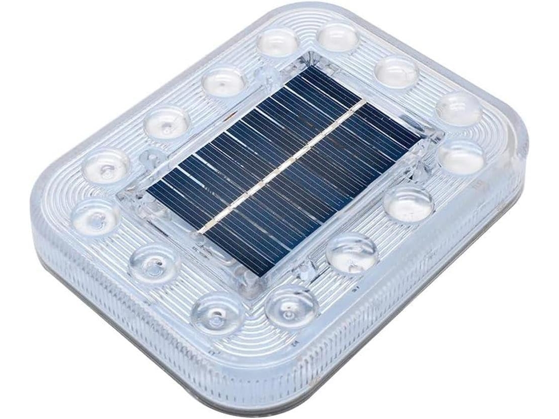 Luz Estroboscópica De Aviso Colisão Traseira Riloer Com Energia Solar E Base Magnética Universal, Compatível Com