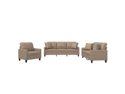 Sofa Set, Sofa Sets Vidaxl Marrom Couro Artificial (n/a)