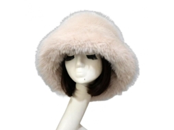 2026 gorra de Pescador para Mujer Invernal Con Pelo Falso Fluffy, Visera Amplia, Protectora de Orejas Y Calientita Caqui