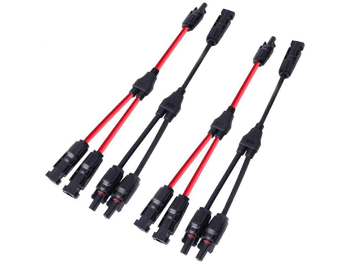 Cabo De Derivação Em Forma De Y Para Conector Solar, Adaptador Paralelo Para Cabo Solar Olysi Shop