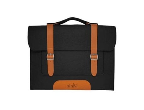 SINKI Capa para Tablet e Pc 13'' Feltro Eco-Responsável Preto
