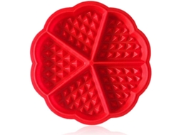 Forma de Waffle de Silicone antiaderente NOVA LINE para Waffles Slimming World e receitas de café da manhã (S)