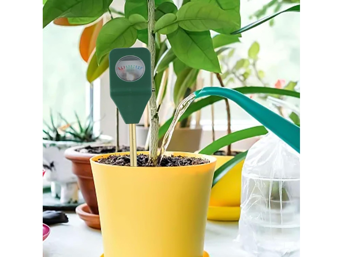 Sensor De Umidade Do Solo Para Plantas Jardim, Higrômetro Portátil Com Visor Colorido, Construção Em Metal E
